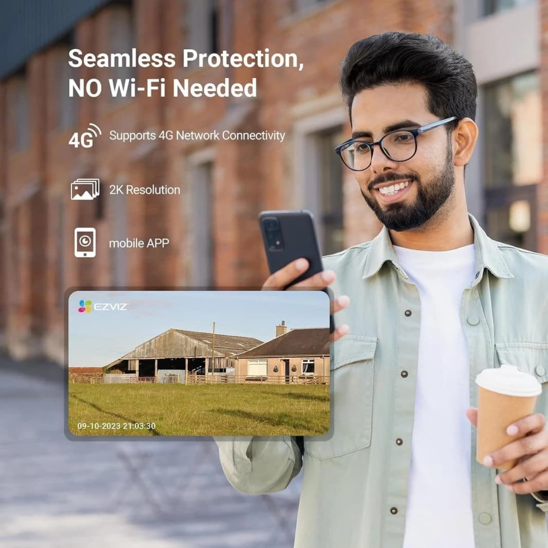 Ezviz H8c 4G Outdoor PT Camera with 3MP