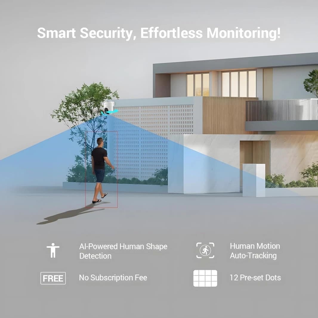 Ezviz H8c 4G Outdoor PT Camera with 3MP