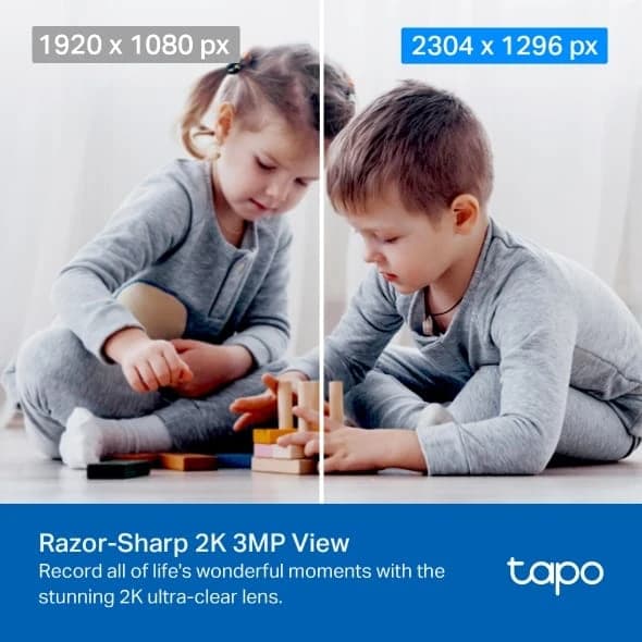 Tapo 3MP Indoor Pan/Tilt PT Camera | Tapo C210