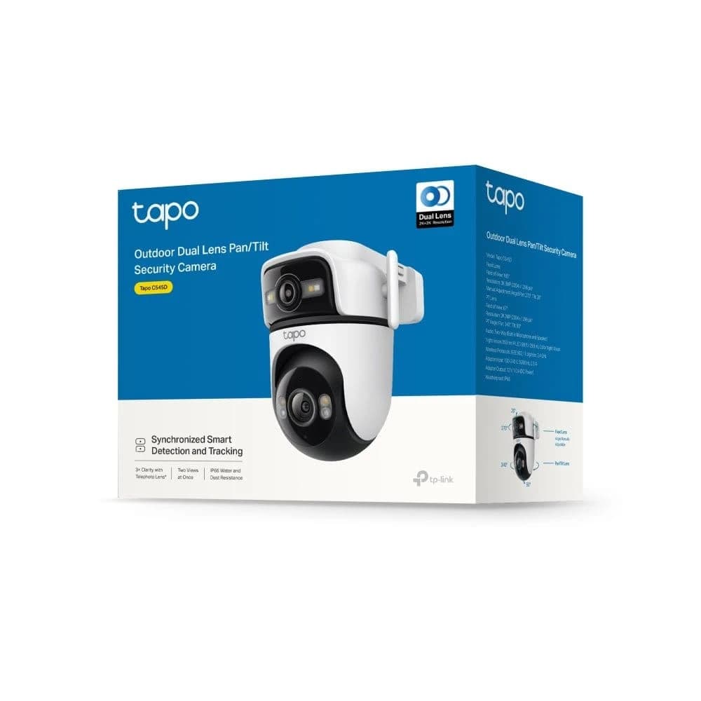 Tapo C545D 3MP Dual 2K Security Camera with Smart Tracking