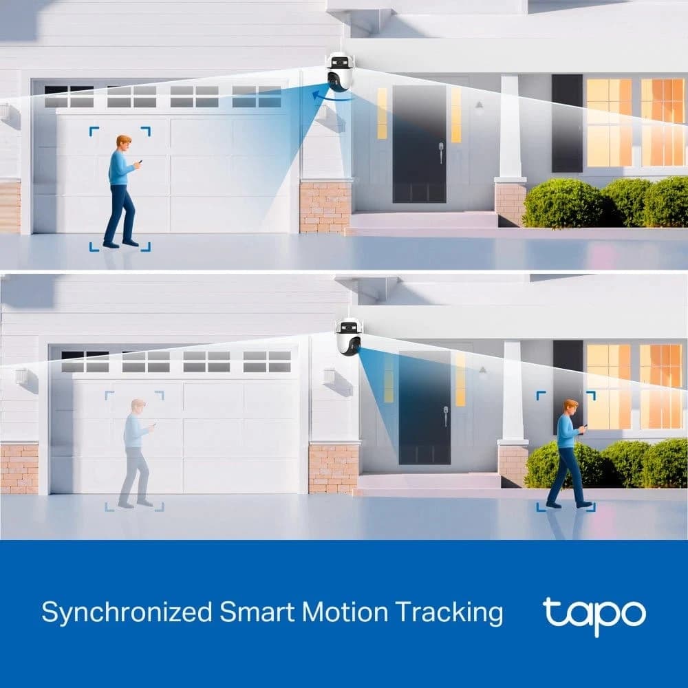 Tapo C545D 3MP Dual 2K Security Camera with Smart Tracking