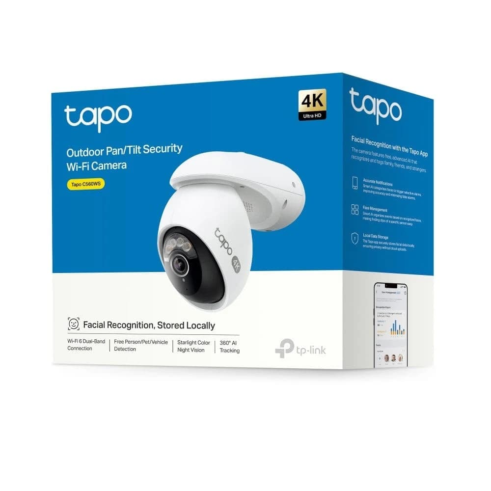8MP 4K Camera with Smart Tracking - Tapo C560WS