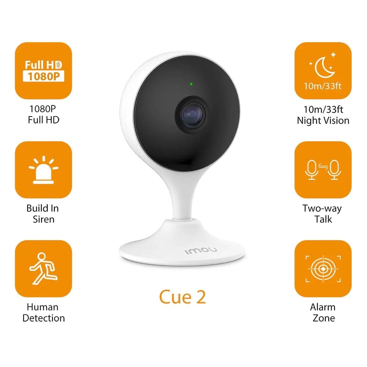 2MP Indoor Wifi Camera | IMOU Cue2