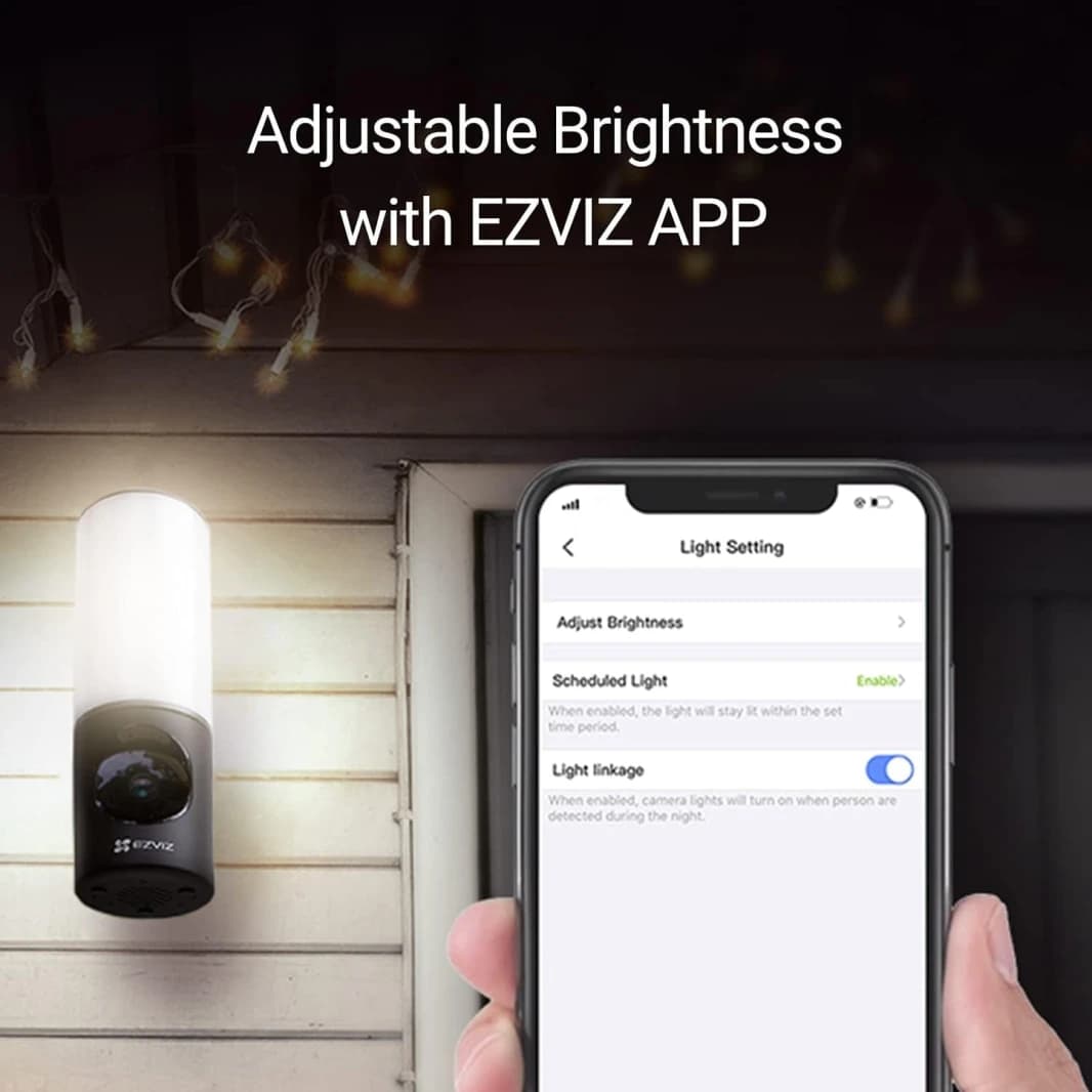 Ezviz Smart Security Wall-Light Camera 4MP | LC3