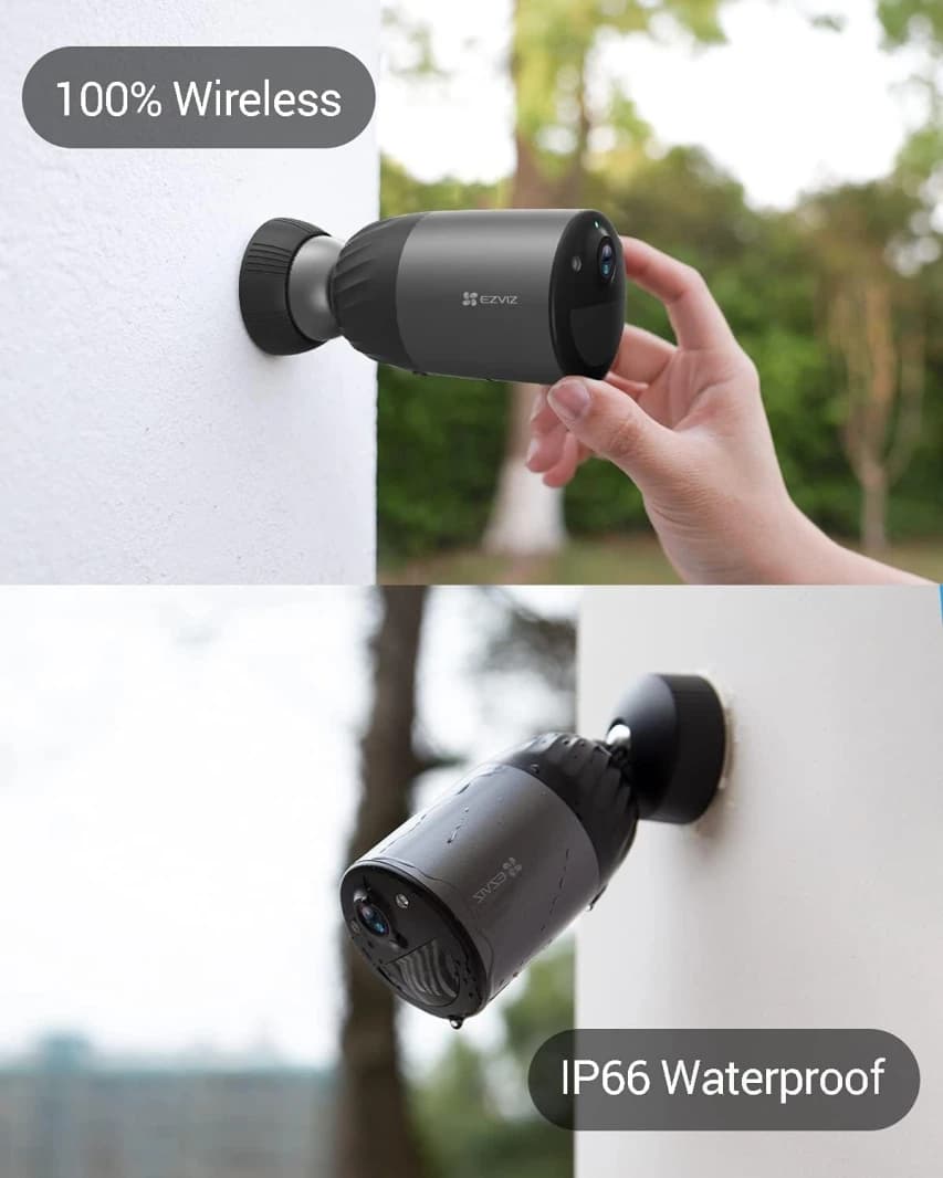 Ezviz 4MP Outdoor Battery/Solar Powered Camera - 2K+