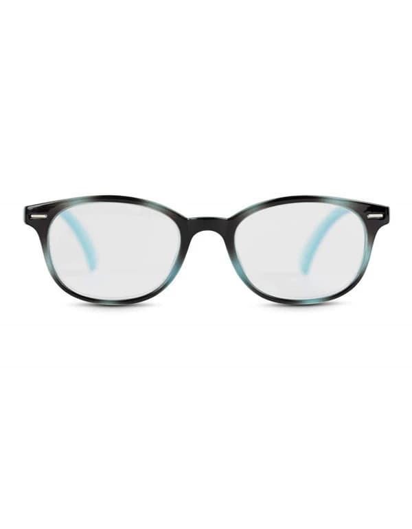 Easy Readers - Round Blue / Black +2.5 (F)