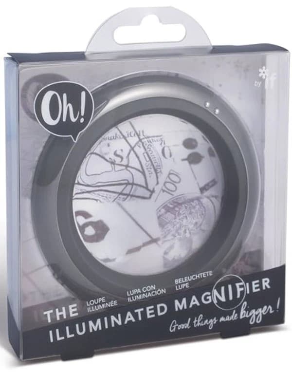 Illuminated Magnifier Vivid Grey