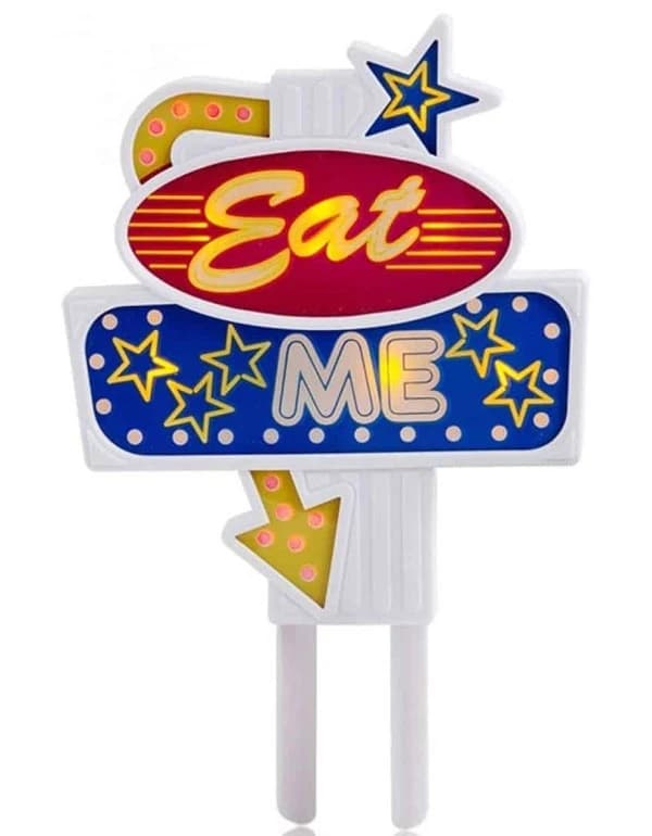 LED Neon Style Food Topper