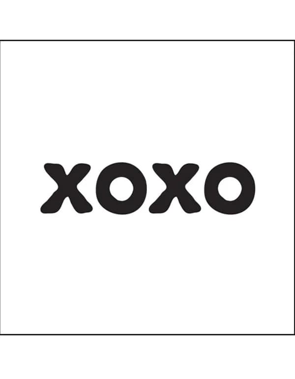 مغناطيسات اقتباسية - "xoxo"