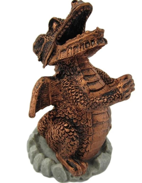 Red Dragon Incense Cone Holder