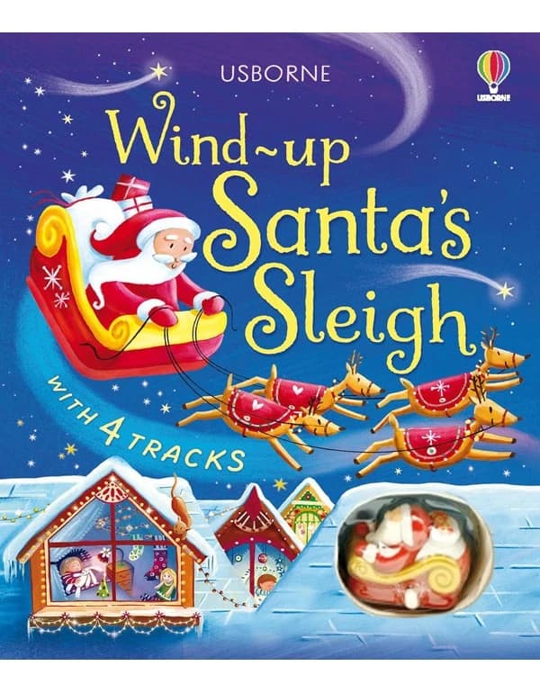 Wind-Up Santa's Sleigh