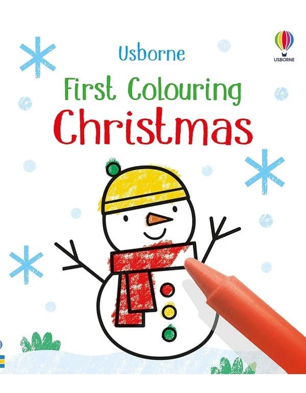 First Coloring Christmas Book