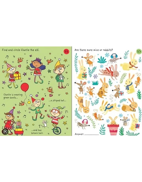 Children's Christmas Activity Pad