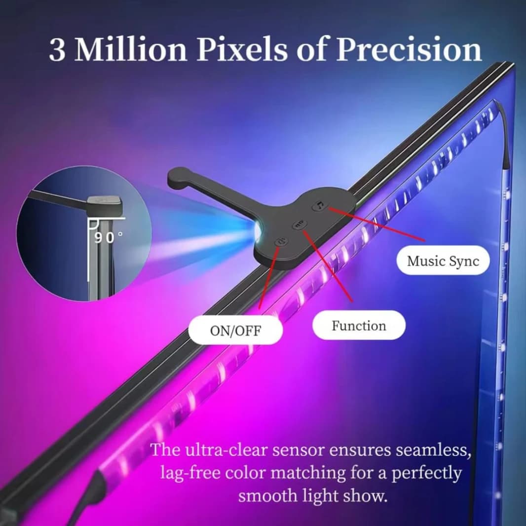 WACUAAO AI Sync LED TV Backlight with Camera