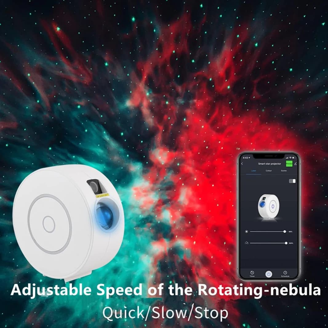 Smart Galaxy Projector with Alexa & Google Home Compatibility