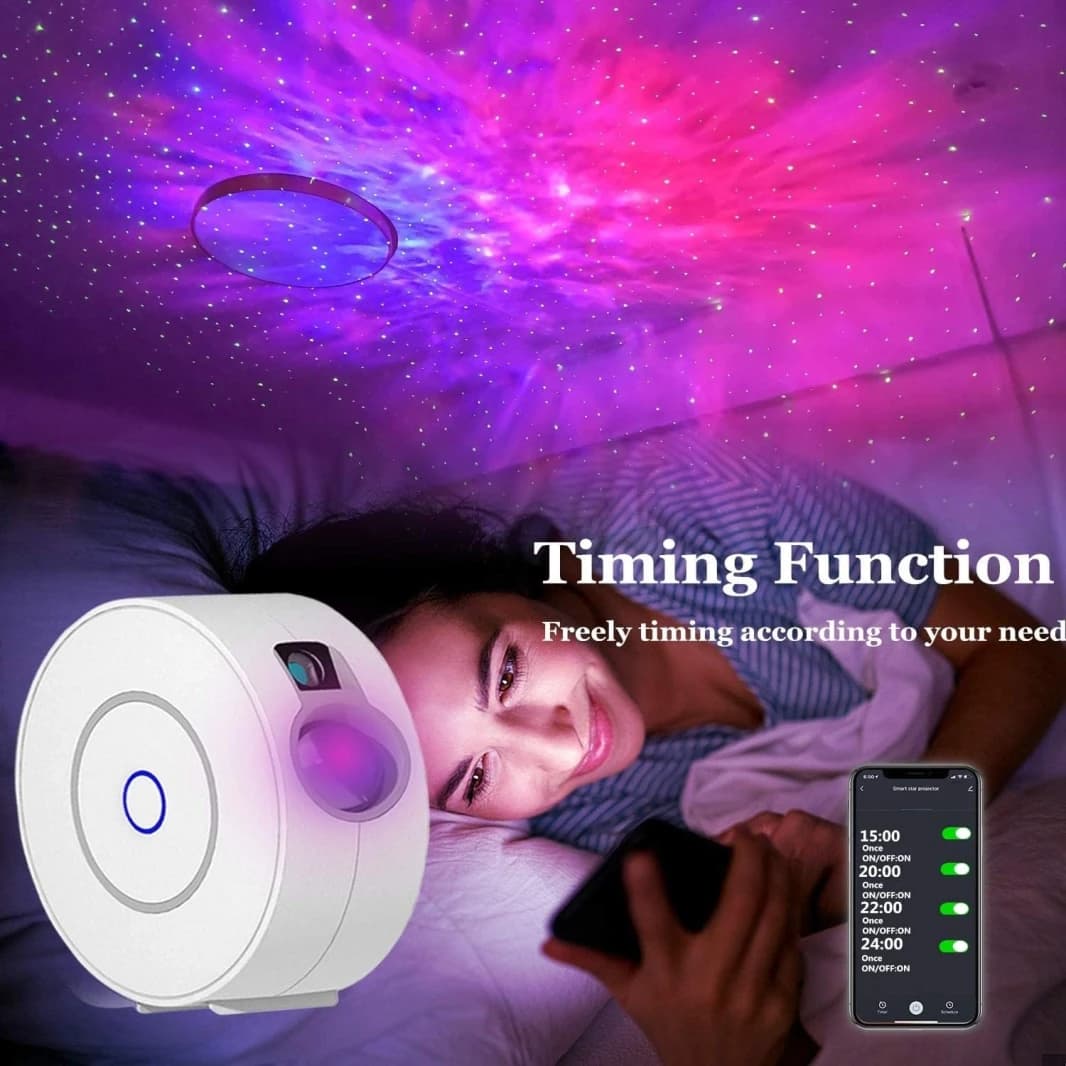 Smart Galaxy Projector with Alexa & Google Home Compatibility
