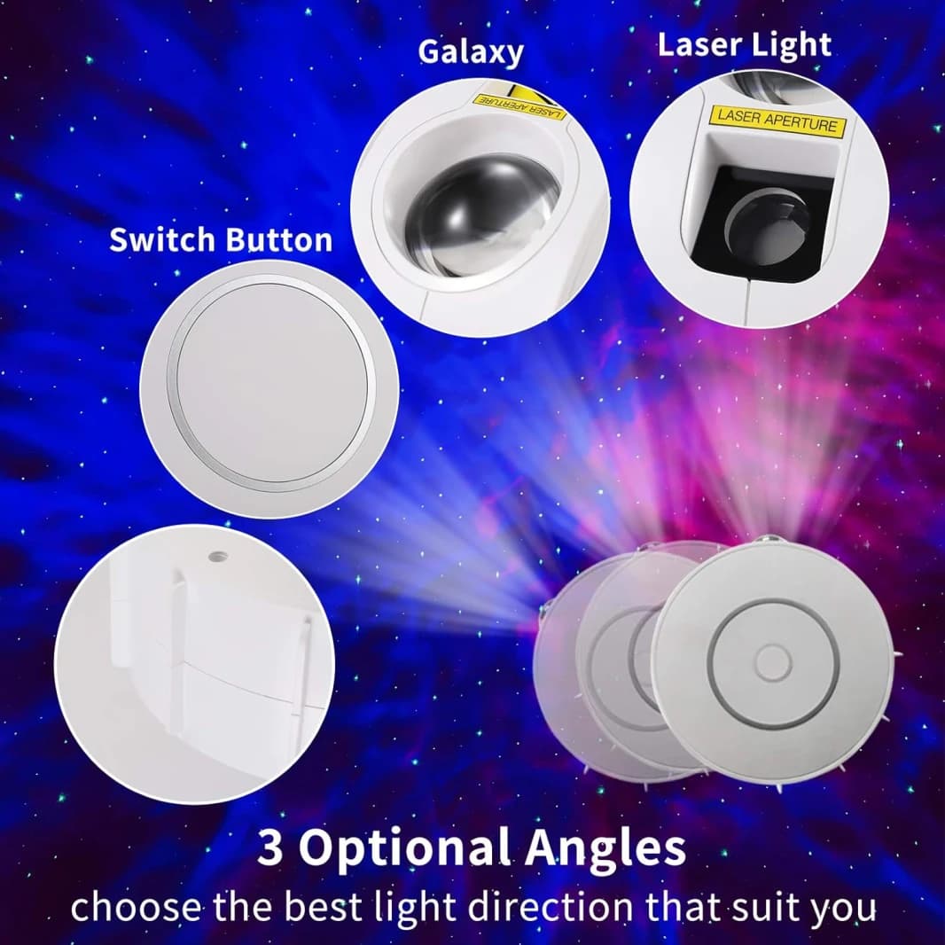 Smart Galaxy Projector with Alexa & Google Home Compatibility