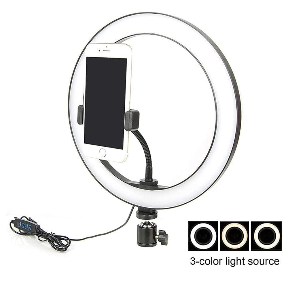 LED Ring Light 26cm with Tripod for Versatile Use