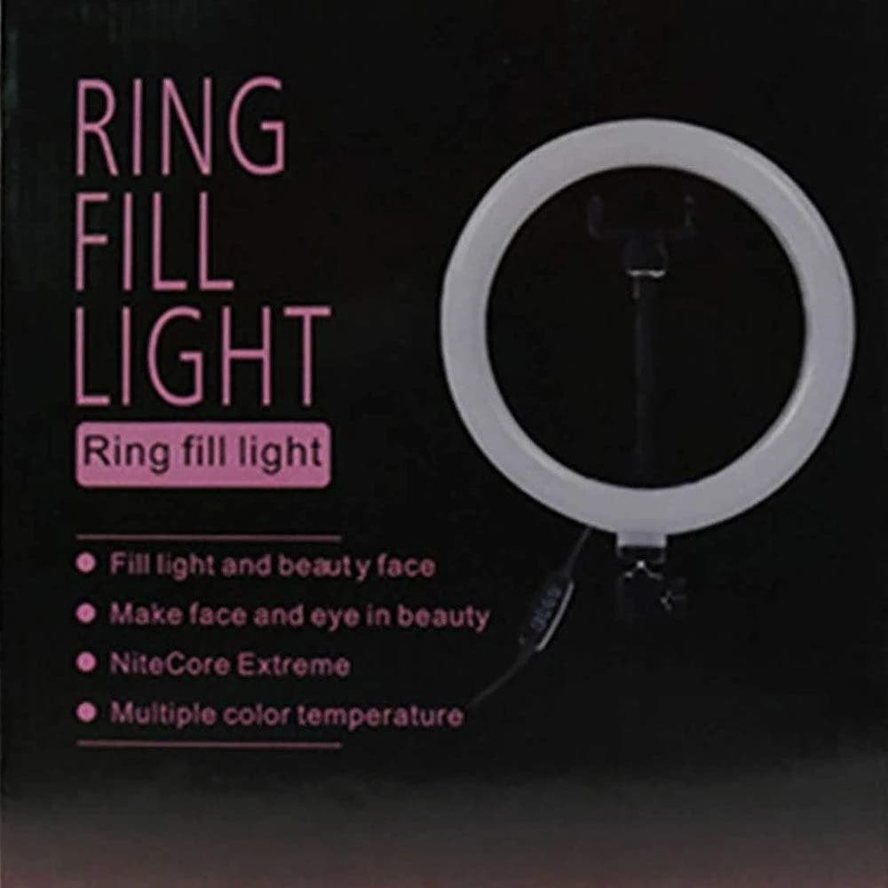 LED Ring Light 26cm with Tripod for Versatile Use