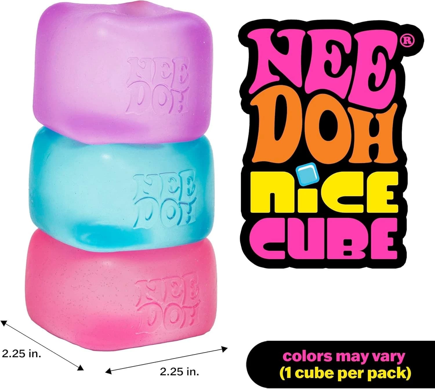 Nee Doh Cube Pink