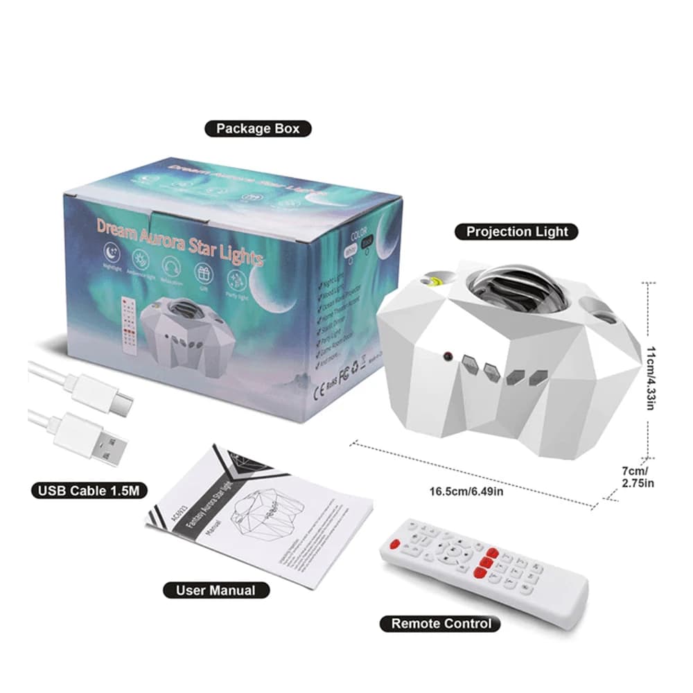 Galaxy Night Light Projector