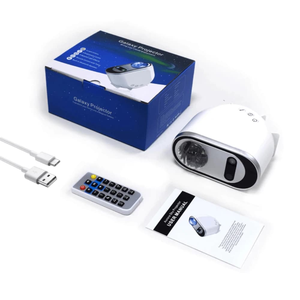 Northern Lights Aurora Projector Galaxy Star Bluetooth Speaker