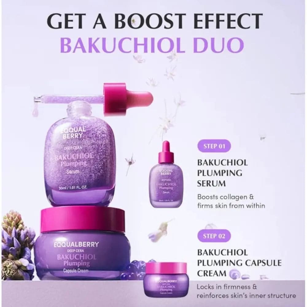 EqqualBerry Bakuchiol Plumping Serum 30ml