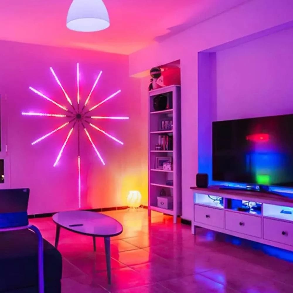 Firework Night Lamp RGB Bluetooth Music