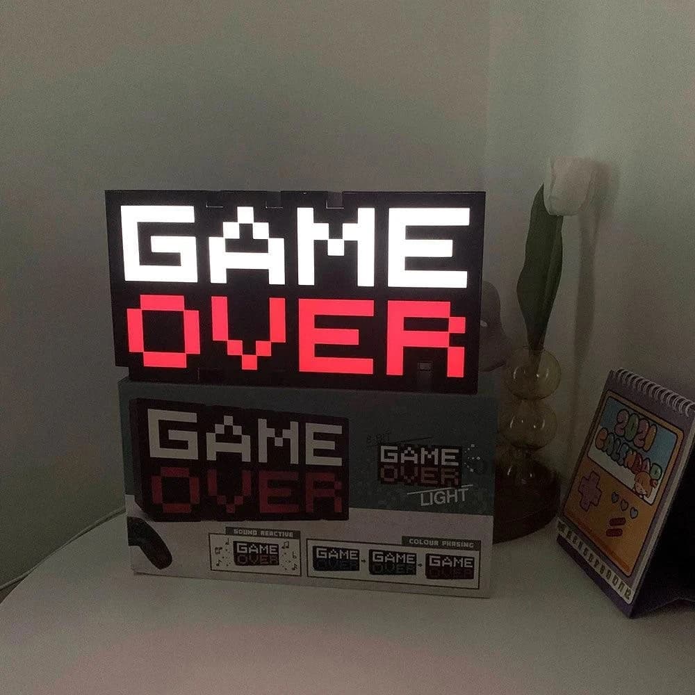 Voice Control LED Game Over Lamp