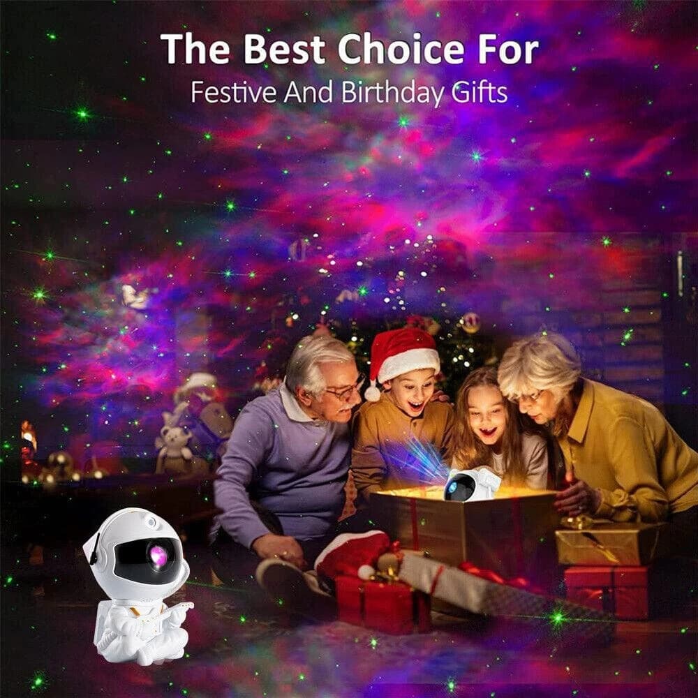 Galaxy Star Projector Starry Sky Night Light Astronaut Lamp