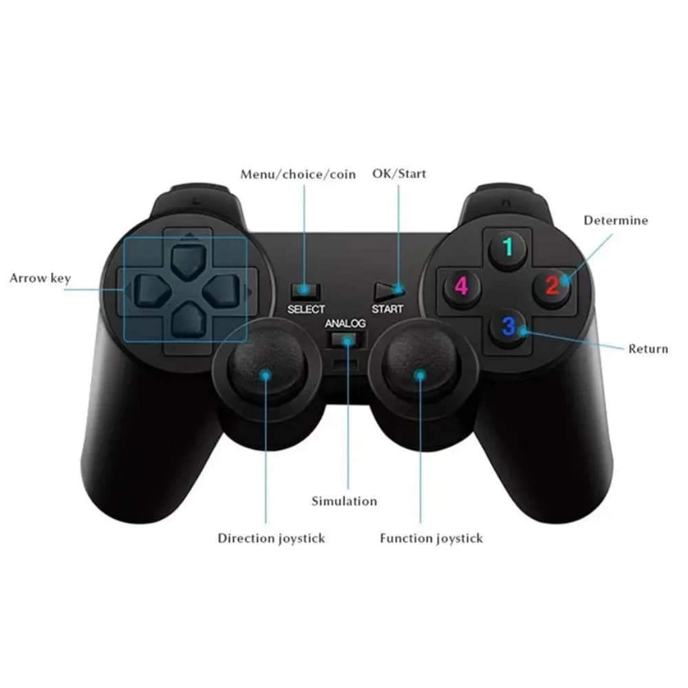 Retro Classic Gamebox 2.4g Wireless Dual System Game Stick