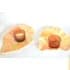 Pottery Decorative Leaf-Shaped Candle Tray Set