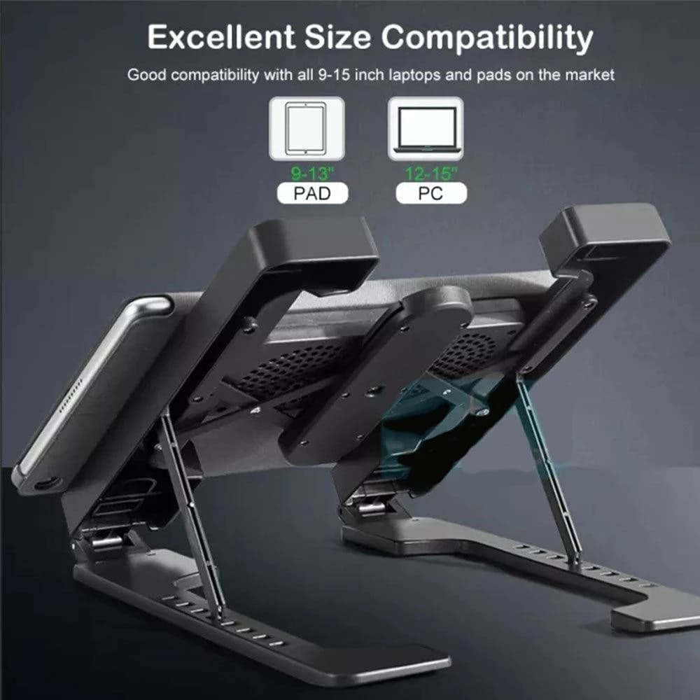 Multi Position Foldable Bracket Laptop Cooler Tablet Stand H688
