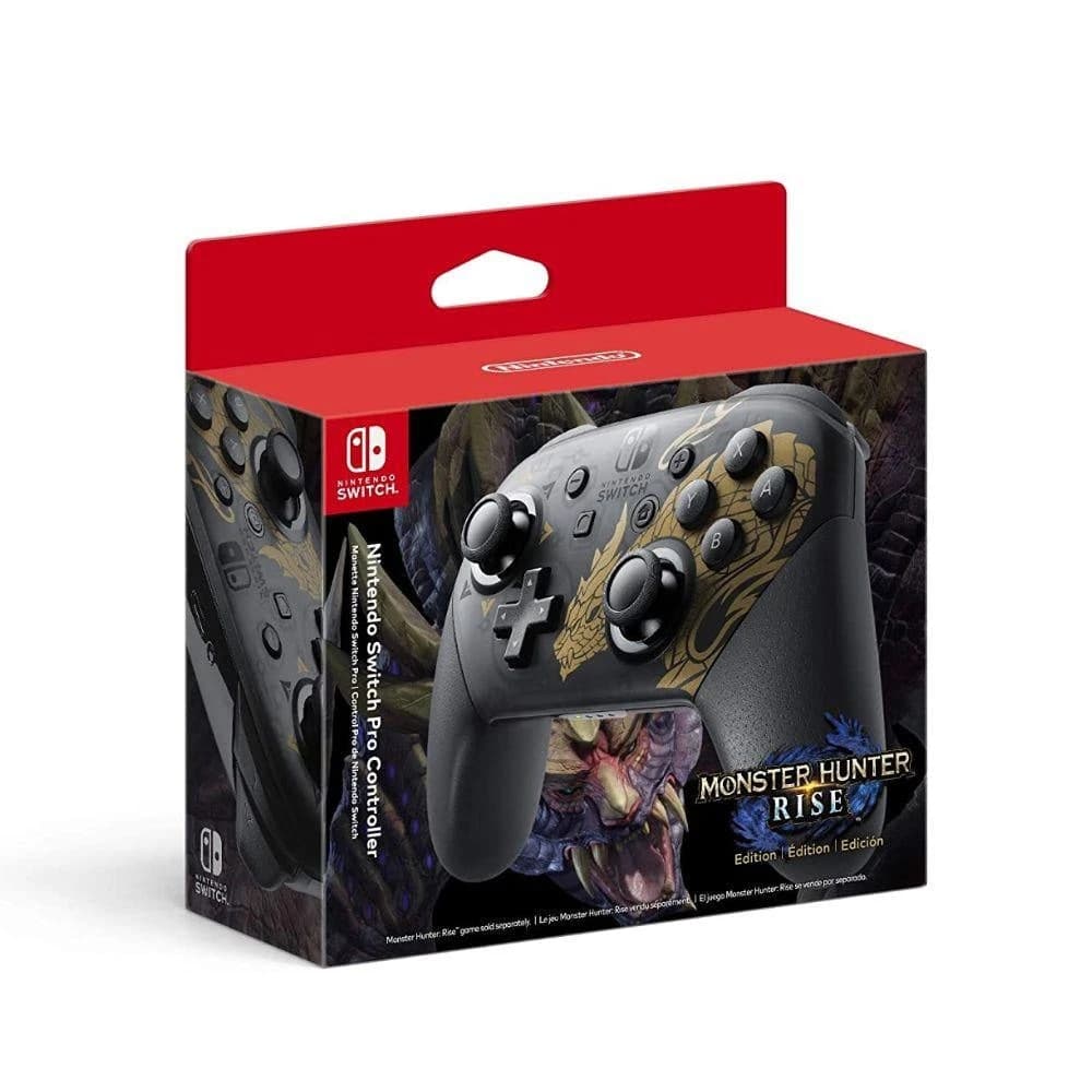 Nintendo Switch Pro Controller Monster Hunter Rise Edition