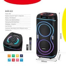 Ndr-822 Wireless Party Box Bluetooth Speaker