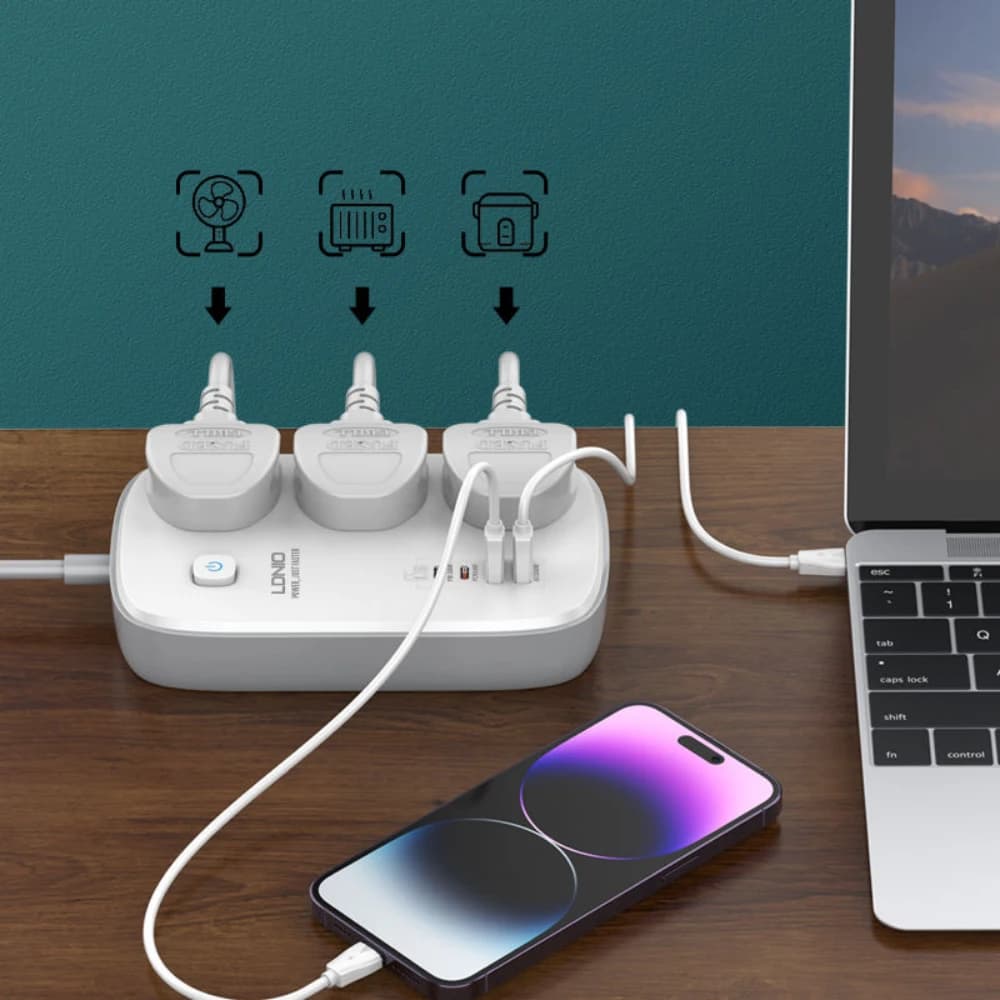 Ldnio SC3416 65W GaN Plug with USB PD