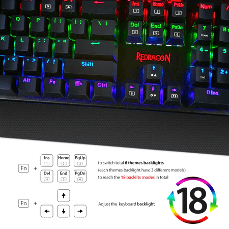 Kala K557 RGB Mechanical Gaming Keyboard