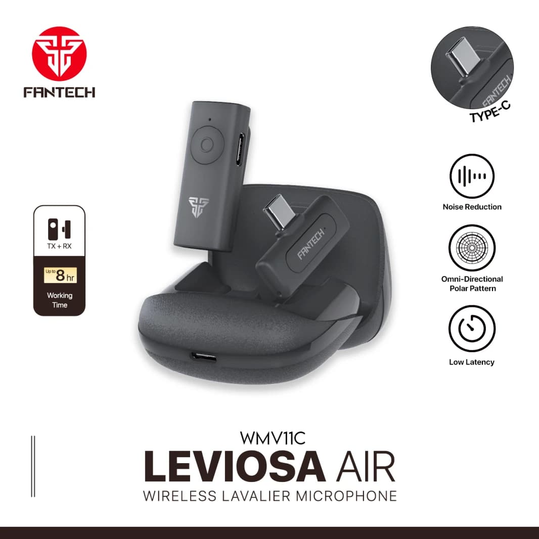 Fantech Leviosa Air WMV11C Wireless Lavalier Microphone Type C