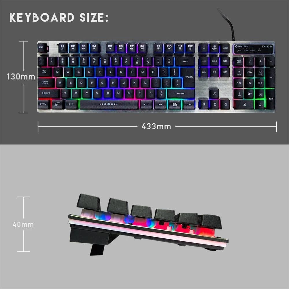 Fantech Kx-302s Major Gaming Keyboard and Mouse Combo