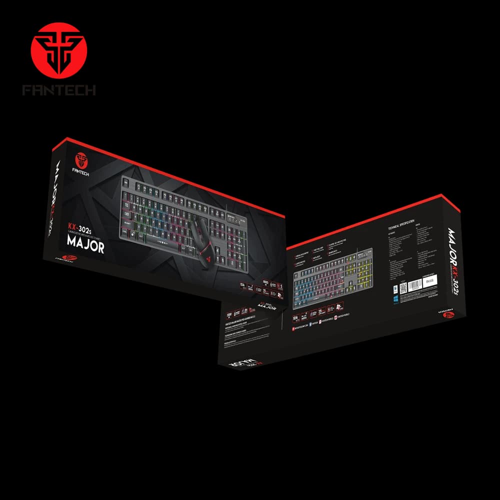 Fantech Kx-302s Major Gaming Keyboard and Mouse Combo