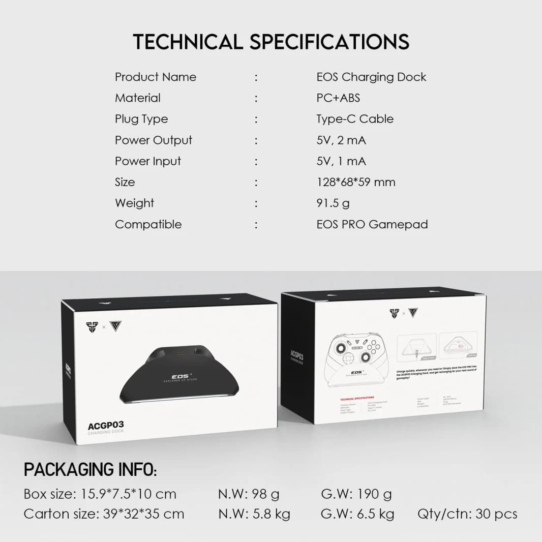 Fantech Charging Dock ACGP03 for EOS Pro WGP15