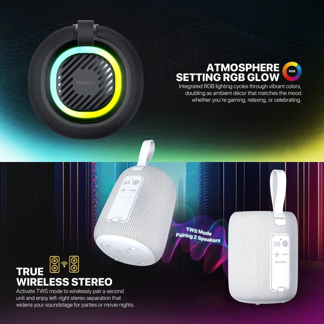 FANTECH NeraBox 5W Portable Speaker - Gray