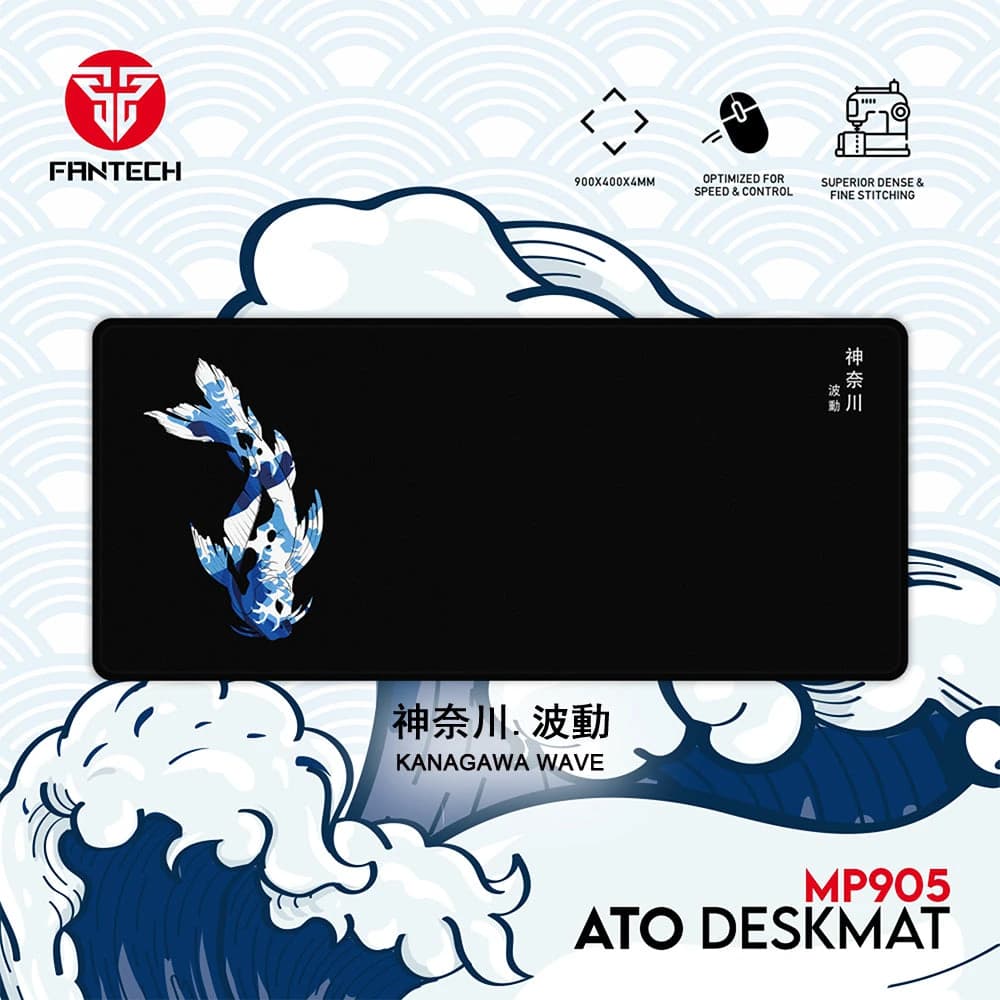 Fantech Ato Mp905 Desk Mat Kanagawa Wave