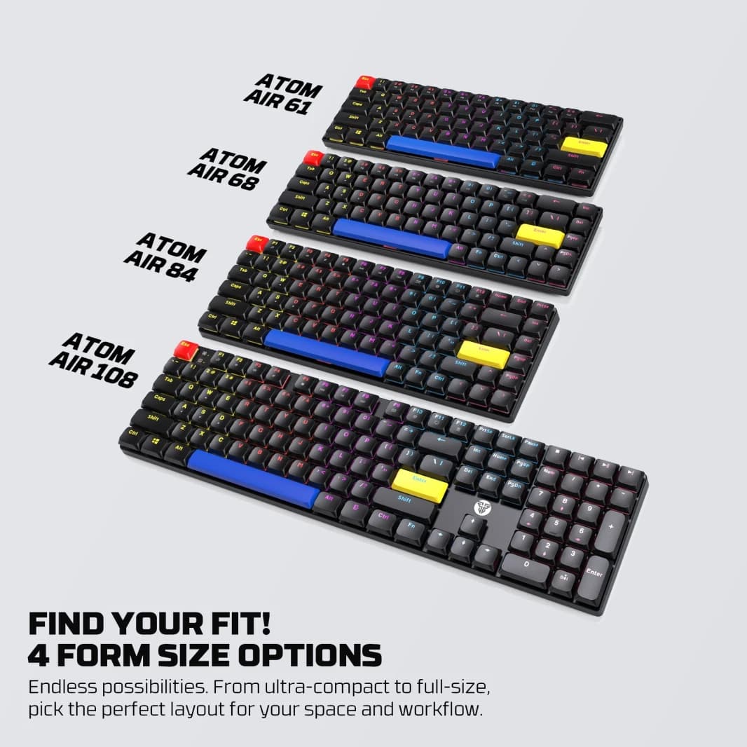 Fantech Atomair108 Mk314 Mechanical Keyboard Low-profile