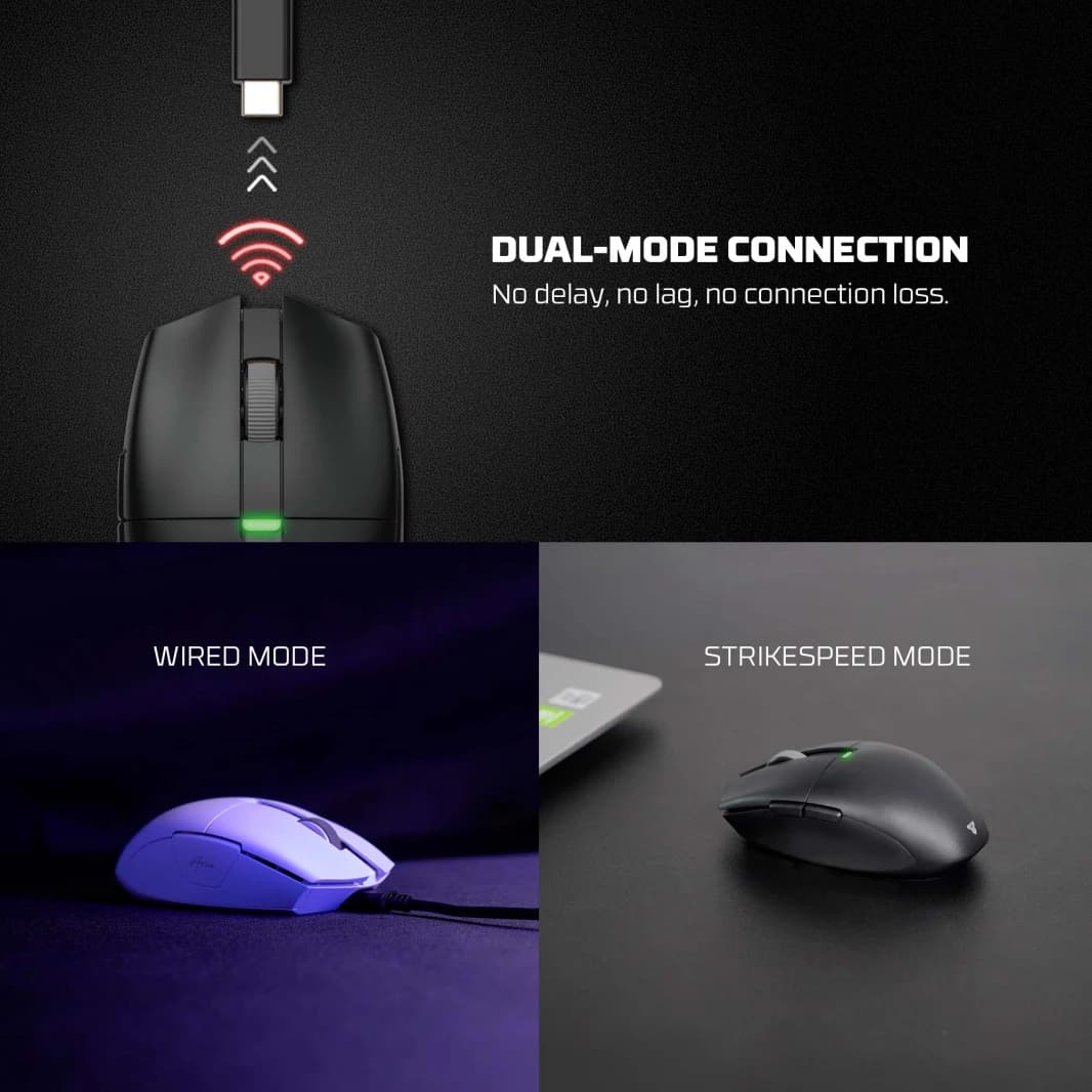 Fantech Aria XD7e Wireless Gaming Mouse - White