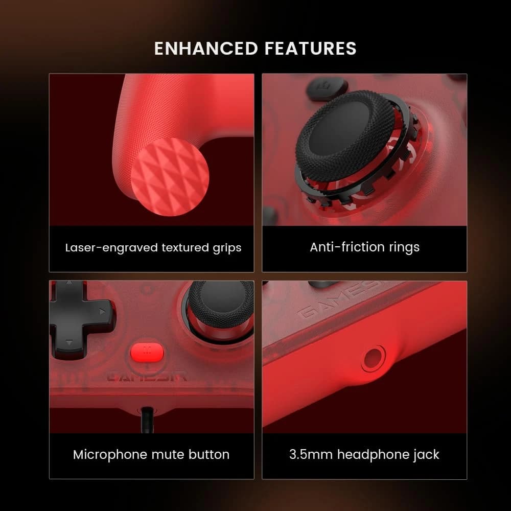 Gamesir T7 Wired Controller with Hall Effect Joysticks