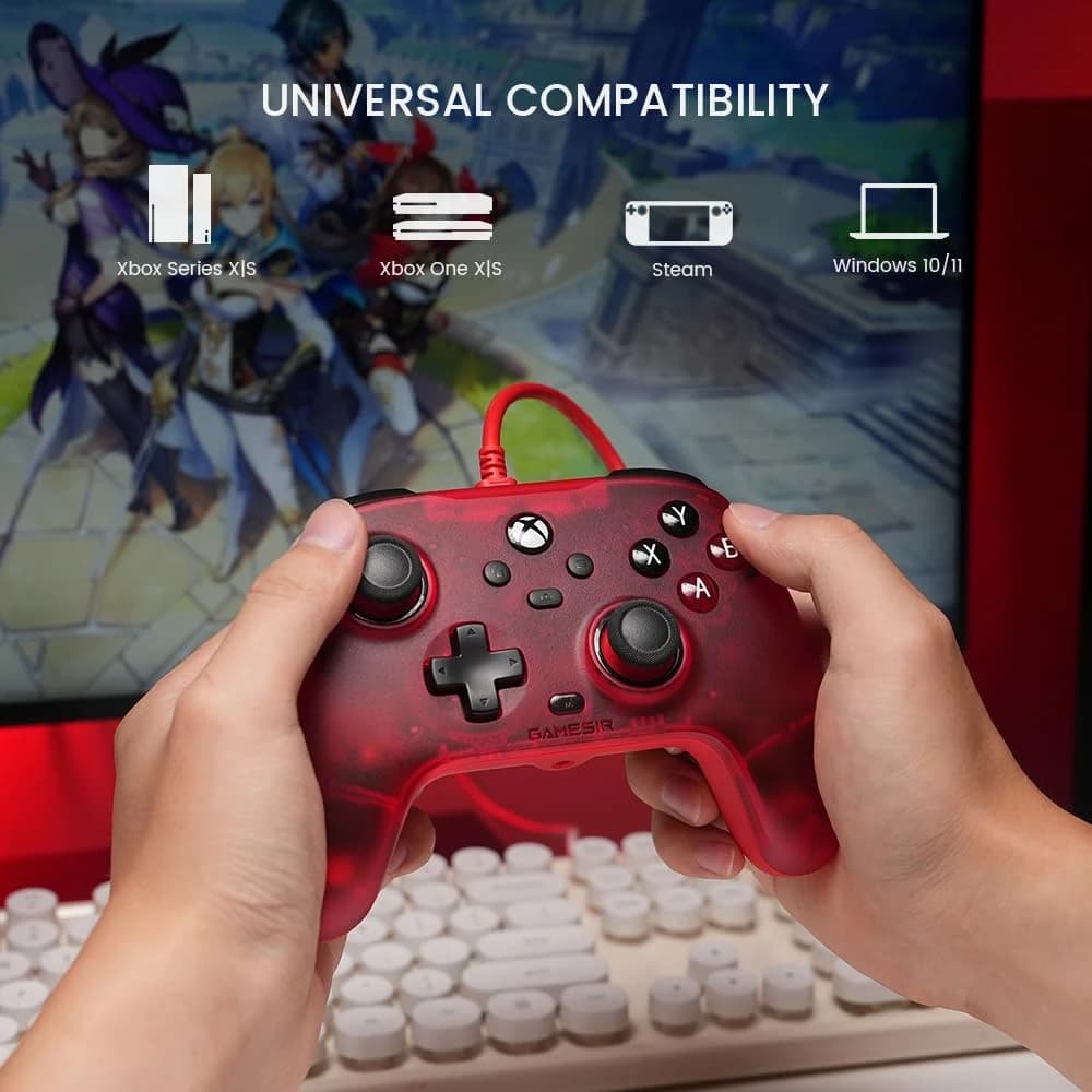 Gamesir T7 Wired Controller with Hall Effect Joysticks