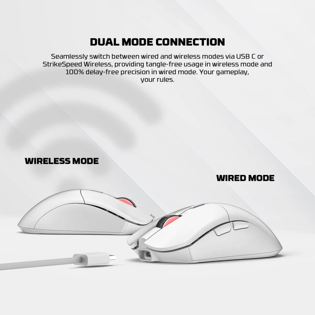 FANTECH WGC5S Blake S Dual Mode Wireless Gaming Mouse - Black