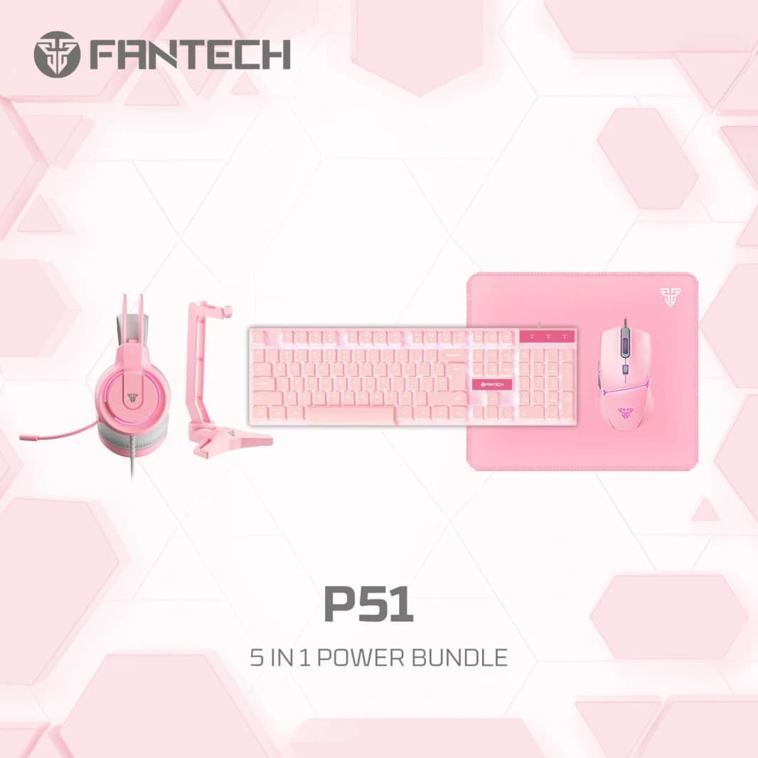 Fantech P51 Power Bundle Gaming Keyboard and Mouse