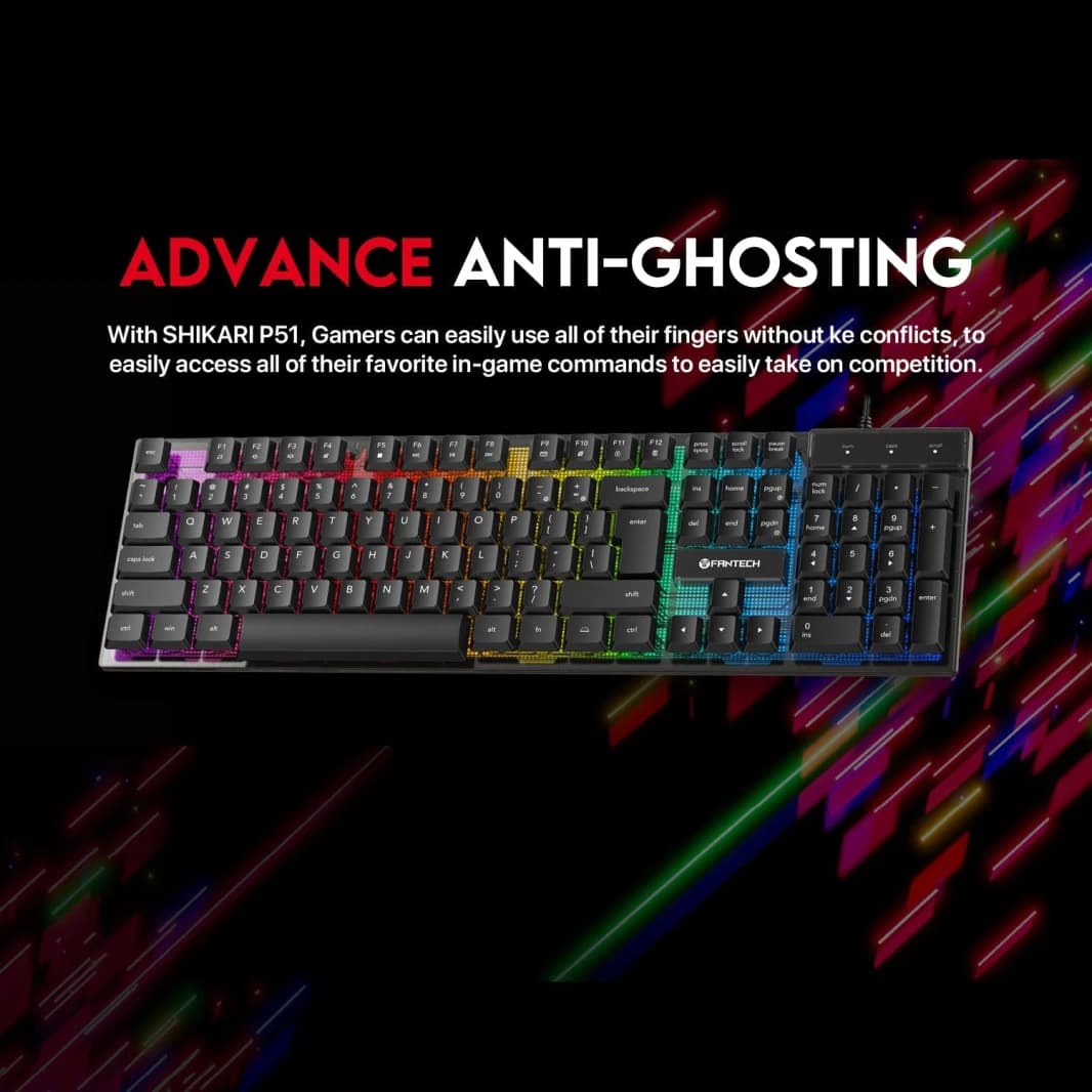 Fantech P51 Power Bundle Gaming Keyboard and Mouse